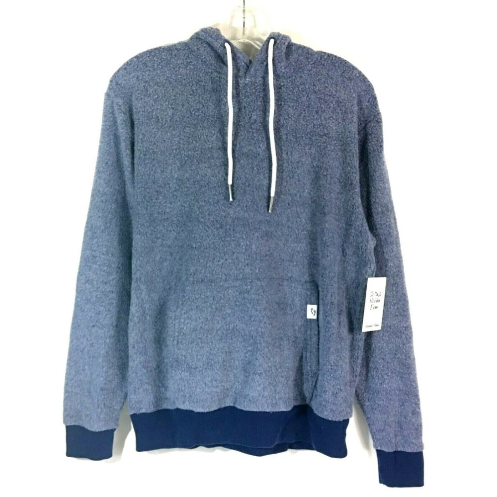 Feat BlanketBlend Womens Pullover Hoodie Small Blue